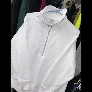 VS pink half zip size xs